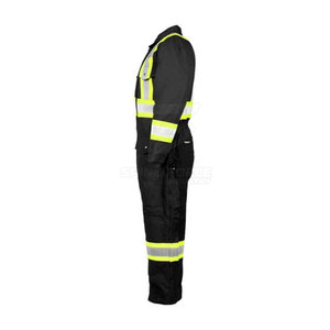 Wholesale High Quality Lightweight Breathable <b>Work</b> Coverall with <b>Waterproof</b> Zipper Cotton Polyester OEM Service Low Price - Product Image 4