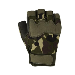Hot Selling Breathable Lightweight Cotton Waterproof Adjustable Wrist Strap Non-Slip Half Finger Safety Unisex Pull-On Gloves - Product Image 2
