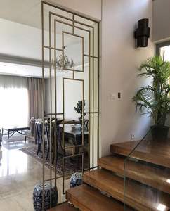 Cloison murale en métal attrayante avec des motifs abstraits pour une utilisation dans les villas de luxe et les maisons ethniques traditionnelles - Product Image 6