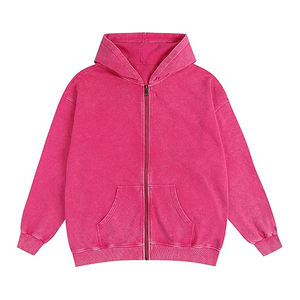 Sweat à capuche zippé pour hommes en coton biologique 100% de luxe pour l'hiver avec une qualité élevée et supérieure 450 GSM - Product Image 4