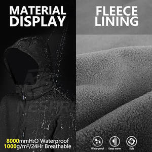 Venta caliente chaqueta Softshell nueva moda hombres chaqueta de invierno de gran tamaño transpirable hombres chaqueta Softshell - Product Image 5