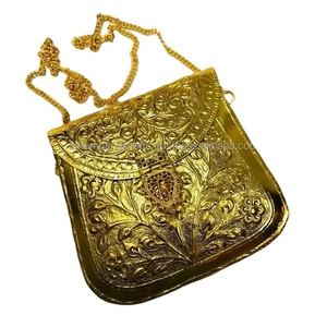 กระเป๋าคลัทช์ทำด้วยมือทำจากทองเหลืองทั้งตัวสำหรับผู้หญิงกระเป๋าทรงเมสเซนเจอร์สำหรับผู้หญิงแบบใหม่ - Product Image 1