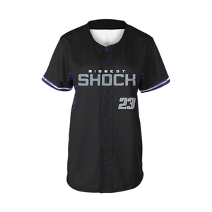 Maillot de baseball de haute qualité avec logo personnalisé tissu en maille respirant grande taille vêtements de sport coutures solides nouveau design uniforme - Product Image 3