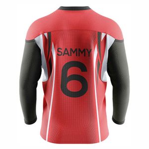 Conjunto de Jersey de Hockey sobre Hielo Personalizable Unisex con Diseño Personalizado, Ropa de Hockey sobre Hielo Transpirable Estampada - Product Image 2