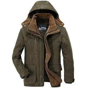 Abrigos Largos de Invierno para Hombre, Chaqueta Cálida con Capucha, Chaqueta Gruesa, Abrigo Informal para Hombre, Parka Térmica de Invierno - Product Image 5
