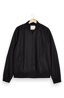 Blouson Bomber en Toile à Col Montant, Style Hiver Streetwear, Écologique, Confortable, Durable, Résistant à l'Usure, en Nylon, Imperméable avec Lettres sur le Devant
