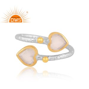 Dernier modèle de bague ajustable en argent sterling fin avec pierre de lune blanche naturelle Bijoux personnalisés pour femmes Cadeau pour elle - Product Image 3