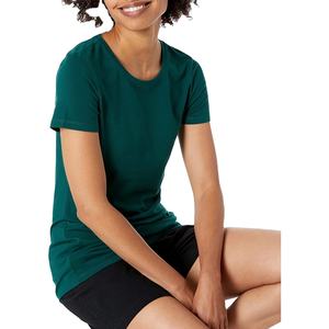 Camiseta Corta de Verano para Mujer, de Alta Calidad, Holgada, Transpirable, Estilo Urbano, con Impresión de Logotipo Personalizado, 100% Algodón - Product Image 1