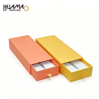 Boîte cadeau tiroir personnalisée avec insert pour stylo, pinceau cosmétique, bijoux, fabriquée en usine à Shenzhen depuis 19 ans, avec impression couleur intégrale