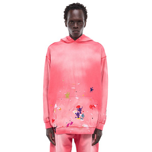 Sweats à capuche imprimés pour hommes personnalisés de haute qualité 360gsm coupe régulière poche tricotée Logo personnalisé avant décontracté couleur unie hiver ODM - Product Image 1