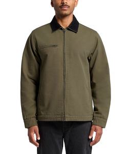 เสื้อแจ็คเก็ตผ้าแคนวาสหนาแบบฟอกสีสไตล์วินเทจสำหรับผู้ชาย ตกแต่งด้วยงานปัก ทรงหลวม สไตล์เดนิม เหมาะสำหรับฤดูใบไม้ผลิ - Product Image 1