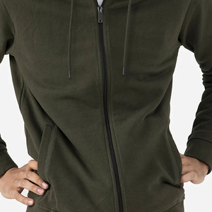 Factory Direct Custom Printed Logo Zipper Hoodies for <b>Men</b> Quick Dry Breathable <b>Fleece</b> Wholesale Customized basics Hoodie - Product Image 4