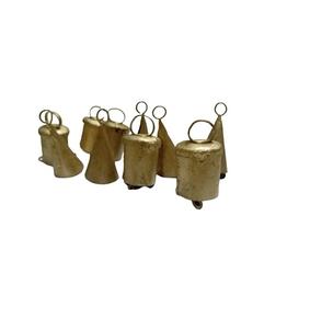 Vintage Jingle Bell <b>Christmas</b> Holiday Shaped Ornament for <b>Christmas</b> <b>Tree</b> Home <b>Wall</b> Decoration X Mas New Year Made India - Product Image 1