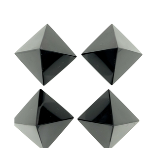 Pirámide de cristal de alta calidad, pirámide de cristal curativo de obsidiana negra, piedra natural, piedra preciosa, pirámide de cristal curativa, mayorista - Product Image 6