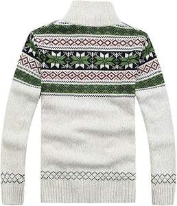 Pulls d'hiver pour hommes, décontractés, col rond, manches longues, couleur unie, pull en tricot de qualité supérieure - Product Image 2