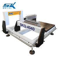 Machine de découpe de verre plat commerciale professionnelle, mini CNC optique, manuelle, à double pont, fonctionnement horizontal, pompe à moteur