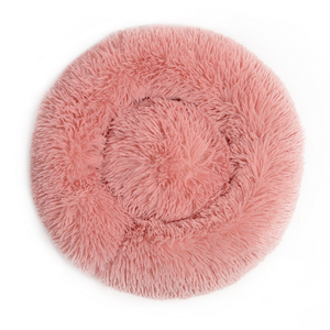 China Wholesale Faux Fur <b>Plush</b> Washable Portable Folding Warm Fancy Floral <b>Cat</b> Bed for Large <b>Cats</b> - Product Image 4