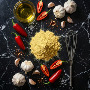 Mayonesa Vegana Alta en Proteínas con Sabor a Sriracha, 12g de Proteína, Proteína de Guisante Sin OMG, Halal, Fabricante de Salsas Picantes de Marca Privada, 200ml, OEM - Product Image 4