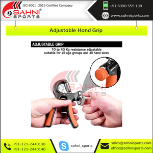 Best Quality Durable <strong>Spring</strong> and Comfortable Non-slip <strong>Rubber</strong> Grip Strength Training Adjustable Hand Grip Manufacturer - Product Image 6