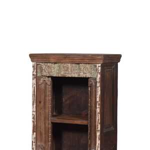 <b>Rustic</b> Wooden Bookshelf for Home Office Living Room Bedroom School Hotel with Durable Metal Construction Bookcases <b>Cabinet</b> - Product Image 3