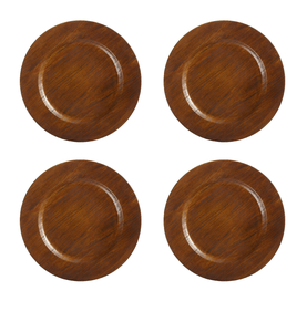 Assiette de chargeur en bois La meilleure qualité la plus exigeante à la taille moderne Plats à gâteaux Assiette de vaisselle Design unique naturel - Product Image 2