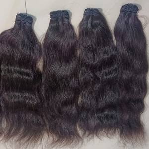 Extensions de cheveux humains vierges indiens personnalisés de qualité supérieure Double trame I-Tip Hair Loose Deep Body Wave Yaki All Light - Product Image 6