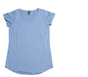 T-shirts décontractés en coton à manches courtes pour femmes, de marque, en surplus, de haute qualité, avec logo personnalisé sur le col, design tendance, Bangladesh - Product Image 2