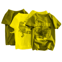 T-shirt en jersey pour garçons, vente en gros directe d'usine, 100% coton, poids moyen, séchage rapide, col rond, manches courtes, logo personnalisable, OEM