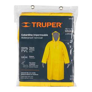 Imperméable de moto Truper IMPER-L XL, imperméable et coupe-vent, en PVC, pour adultes, taille universelle, style décontracté, camping en plein air - Product Image 3