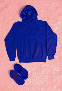 Custom Logo 100% Cotton <b>Oversized</b> Men's <b>Hoodie</b> <b>Long</b> Pullover With Puff Printing Silk Satin Lined Spring Season Print Pattern - Product Image 2