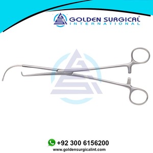 Venta al por mayor Hulka Vulsellum fórceps con sonido uterino maleable 280mm tejido ginecológico que sostiene fórceps de agarre - Product Image 2