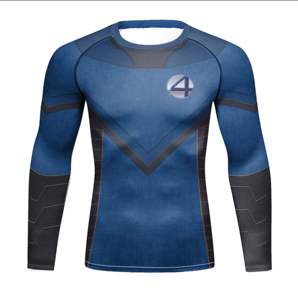 Coloré manches longues pour hommes, haut de Fitness, respirant, Compression, BJJ MMA - Product Image 1