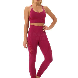 Último diseño hecho a medida de las mujeres Yoga Set Seamless Mujeres Yoga Set Casual Wear Mujeres Yoga Set - Product Image 6