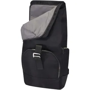 15.6\" Portable <b>Backpack</b> in GRS Certified Recycled Material with Arrotolabile Rhine Closure-<b>18L</b> Promotional Product - Product Image 4