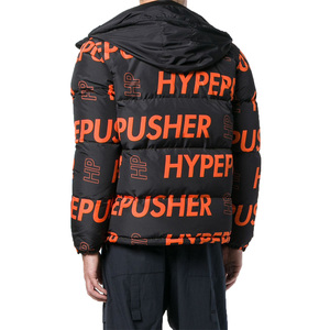 2025 Custom <b>Waterproof</b> Winter <b>Jacket</b> Hooded Outdoor Casual Thickened Warm Cotton <b>Padded</b> Bubble Puffer <b>Jacket</b> for Men's - Product Image 2