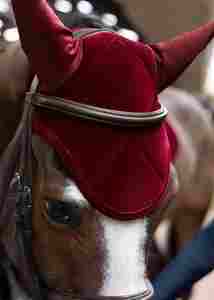 ผ้าคลุมหูม้าแบบถักโครเชต์ น้ำหนักเบา ระบายอากาศได้ดี ซักได้ สำหรับแบรนด์อุปกรณ์ขี่ม้า ขายส่ง - Product Image 3