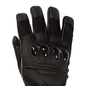 Gants de moto imperméables en cuir personnalisés avec écran tactile LED au doigt Gants de moto en cuir - Product Image 3