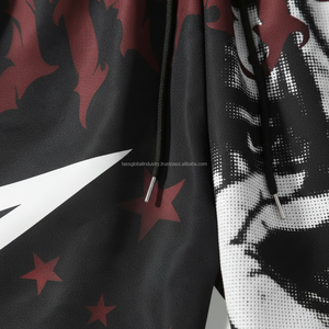 Shorts en Laine Peignée pour Homme Style Streetwear 100% Coton Respirant Écologique Séchage Rapide avec Cordon de Serrage Été 2026 - Product Image 2