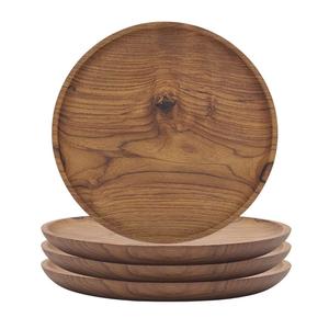 Assiettes de chargement en bois artisanales en Inde vaisselle en bois de mangue de couleur marron naturel au prix le plus bas assiettes de chargeur décor à la maison - Product Image 5
