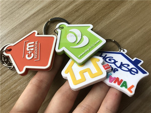 Key Chain <strong>Custom</strong> Real Estate Gifts <strong>Pvc</strong> House <strong>Shaped</strong> <strong>Keychain</strong> - Product Image 2
