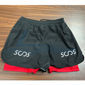 Short double couche de combat mma, logos personnalisés, modèles oem, tissu microstretch, fabriqué au pakistan - Product Image 2