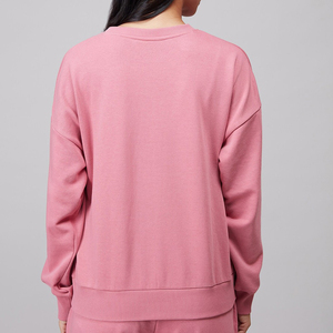 Sweat-shirt d'hiver pour femme de qualité supérieure et durable avec motif imprimé sur le devant, col rond, pull décontracté, écologique - Product Image 2