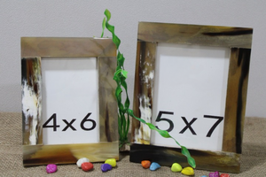 Cadre photo en corne fait à la main Design artisanal décoratif idéal pour la décoration de bureau à domicile et les cadeaux - Product Image 3