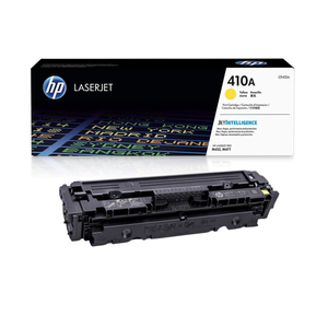Cartouche de toner HP 410A jaune d'origine pour imprimante LaserJet avec puce CF412A, modèle compatible avec l'imprimante CE285A - Product Image 1