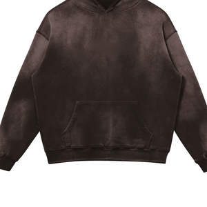 Conception d'impression de haute qualité sweats à capuche délavés au soleil sweats à capuche en gros prix de gros personnalisé nouveauté 2025 prix raisonnable - Product Image 3