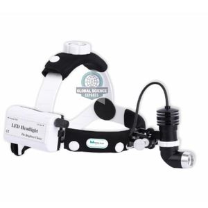 Lampe frontale chirurgicale LED 10W avec sangle de cou flexible, certifiée CE Classe II, lumière blanche 10lm pour cliniques dentaires et hôpitaux - Product Image 3