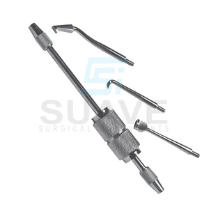 Equipo de removedor de corona dental Herramienta de control manual Herramienta de corona de acero inoxidable con 3 puntas de instrumentos quirúrgicos SUAVE - Product Image 1