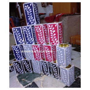 Brûleur à Bakhoor indien de qualité supérieure, fait main, incrusté de nacre, disponible en différentes couleurs, pour la décoration de la maison et les fêtes de Thanksgiving. - Product Image 1