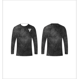 Men's custom sublimation <b>black</b> acid wash grunge textured <b>long</b> sleeve <b>T</b> <b>Shirt</b> hunting Trackstar OEM Private Label TSI-G05-P0816 - Product Image 1