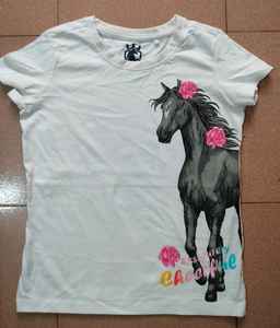 Camiseta de gran tamaño de diseño personalizado de moda para niñas Casual cuello redondo que incluye mangas cortas directamente fabricante de Bangladesh - Product Image 2